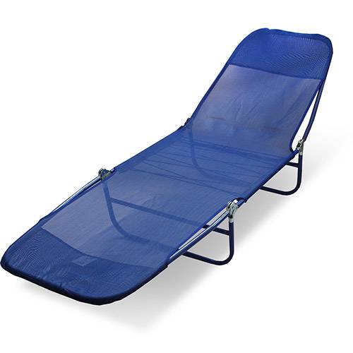 Assistência Técnica, SAC e Garantia do produto Cadeira Espreguiçadeira Textilene Adulto - Azul