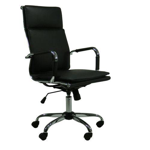 Assistência Técnica, SAC e Garantia do produto Cadeira Esteirinha Office Cromada Diretor Soft Preto