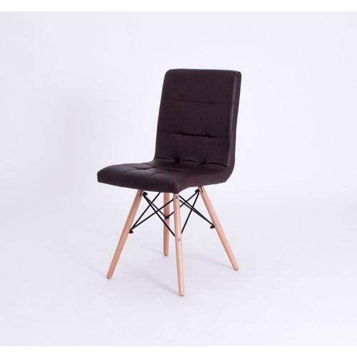 Assistência Técnica, SAC e Garantia do produto Cadeira Estofada Design Charles Eames Eiffel Gomos Marrom