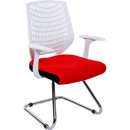 Assistência Técnica, SAC e Garantia do produto Cadeira Executiva Flakes Giratória Vermelho/Branco - Ecadeiras