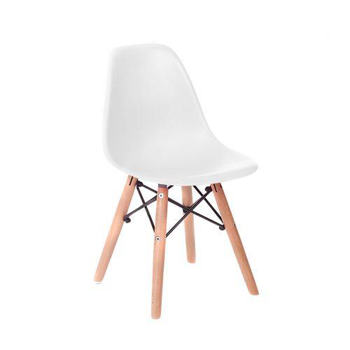 Assistência Técnica, SAC e Garantia do produto Cadeira Infantil Eames Junior - Branco com Base de Madeira Natural