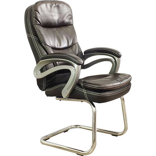 Assistência Técnica, SAC e Garantia do produto Cadeira Interlocutor PEL-9018V Cromada Marrom - Pelegrin