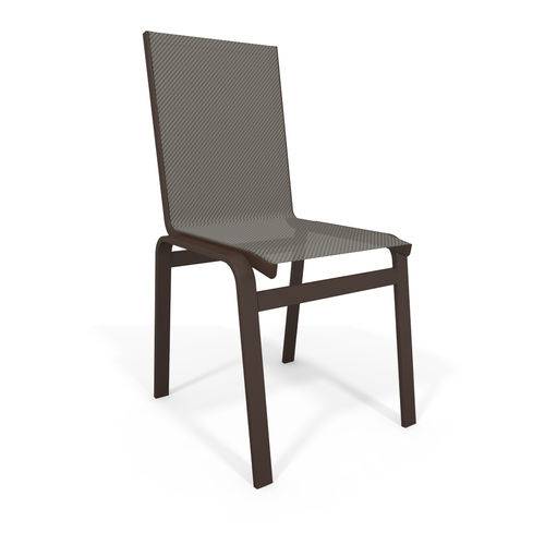 Assistência Técnica, SAC e Garantia do produto Cadeira Jantar Area Gourmet Alumínio Marrom Tela Mescla