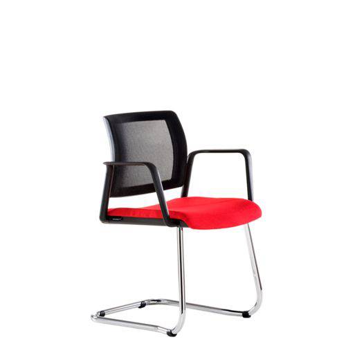 Assistência Técnica, SAC e Garantia do produto Cadeira Kind Fixa Premium em Tela Mesclado Vermelho/Preto