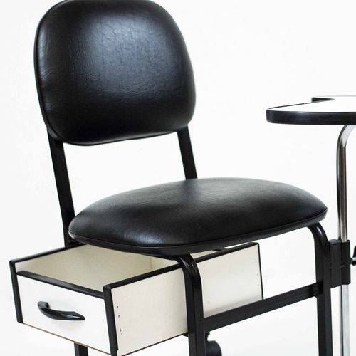 Assistência Técnica, SAC e Garantia do produto Cadeira Manicure - Cirandinha Moveis para Salão - Cor: Preto It