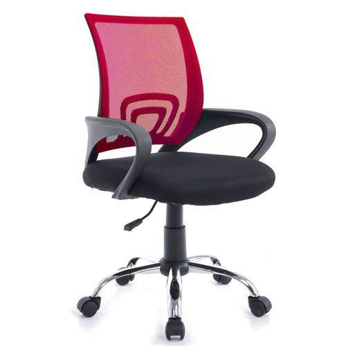 Assistência Técnica, SAC e Garantia do produto Cadeira Office Giratória C/ Altura Regulável Gallant Preta/Vermelha GCD10OMEA-VM