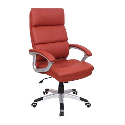 Assistência Técnica, SAC e Garantia do produto Cadeira Presidente Giratória Almofadada para Escritório Vermelha - Lms-By-9-211