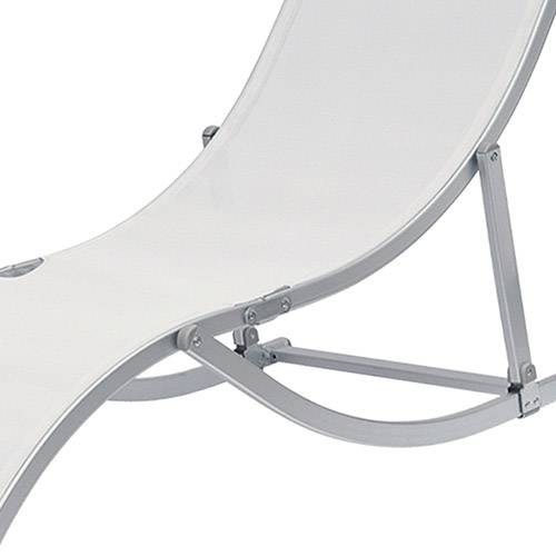 Assistência Técnica, SAC e Garantia do produto Cadeira "S" Textilene Alumínio - Branca - Bel Fix