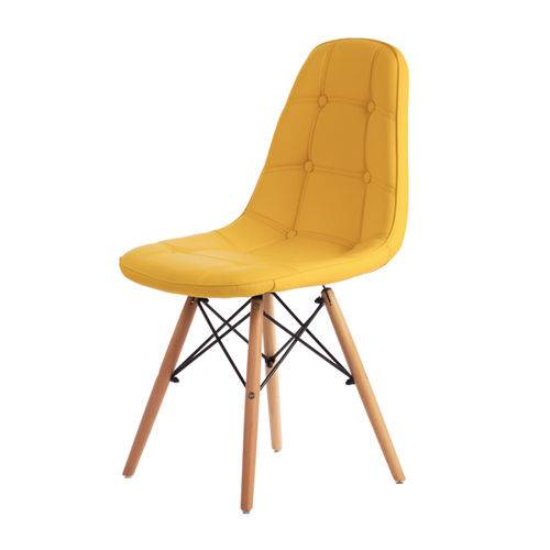 Assistência Técnica, SAC e Garantia do produto Cadeira Sala de Jantar Penteadeira Cozinha Eiffel Botonê Amarelo