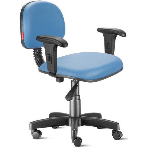 Assistência Técnica, SAC e Garantia do produto Cadeira Secretária com Braços Courvim Azul Céu Cb15