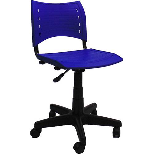 Assistência Técnica, SAC e Garantia do produto Cadeira Secretária Evidence Giratória Sem Braço Azul - Classic Home