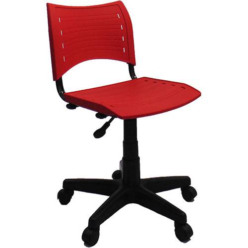 Assistência Técnica, SAC e Garantia do produto Cadeira Secretária Evidence Giratória Sem Braço Vermelho - Classic Home