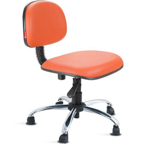 Assistência Técnica, SAC e Garantia do produto Cadeira Secretária Giratória Courvim Laranja Cb14