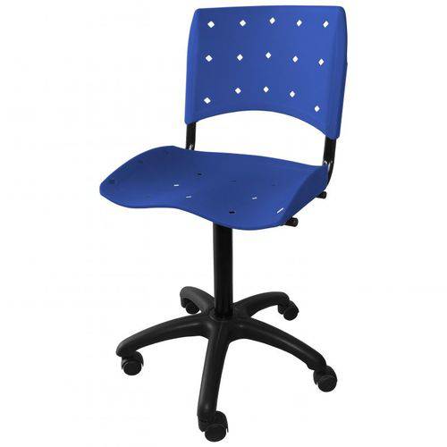 Assistência Técnica, SAC e Garantia do produto Cadeira Secretária Giratória Fixa Anatômica Plástica Azul