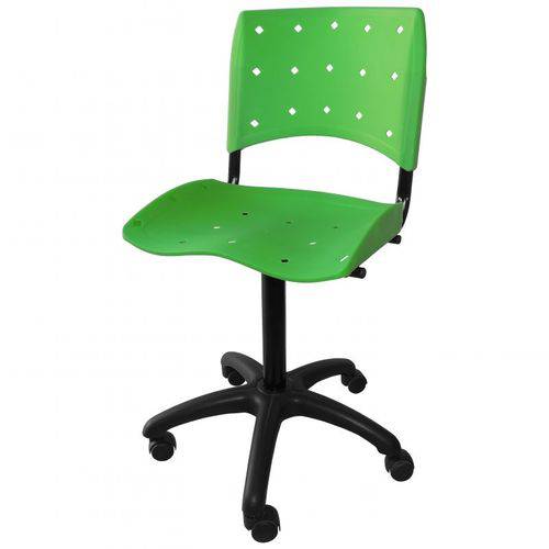 Assistência Técnica, SAC e Garantia do produto Cadeira Secretária Giratória Fixa Anatômica Plástica Verde