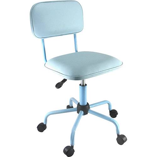 Assistência Técnica, SAC e Garantia do produto Cadeira Secretária Laminada Color Pistão à Gás Corano Azul Claro - At.home