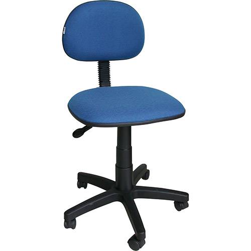 Assistência Técnica, SAC e Garantia do produto Cadeira Secretária Laminada Pistão a Gás Tecido Azul - Classic Home