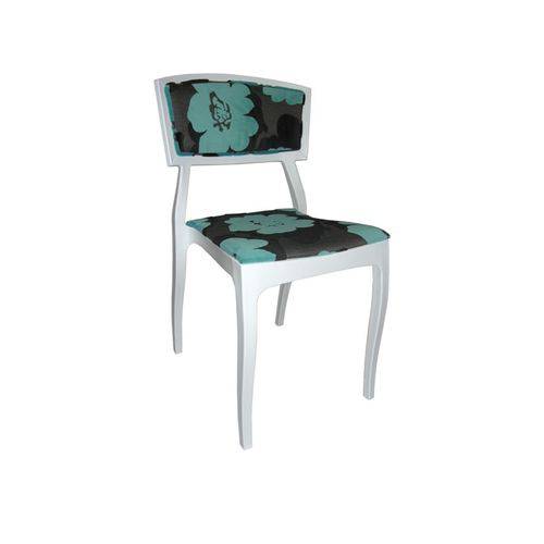 Assistência Técnica, SAC e Garantia do produto Cadeira Selene Floral Polipropileno Estofada - Branca