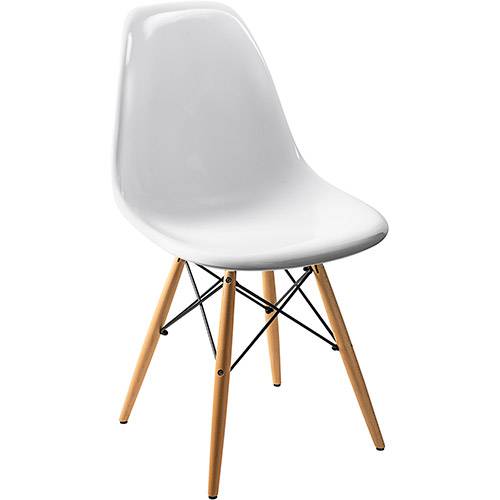 Assistência Técnica, SAC e Garantia do produto Cadeira Side Base Madeira Branco Sólido - By Haus