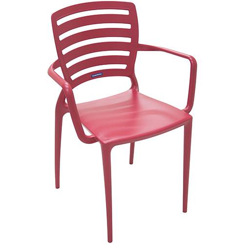 Assistência Técnica, SAC e Garantia do produto Cadeira Sofia Vazada Horizontal Vermelha - Tramontina