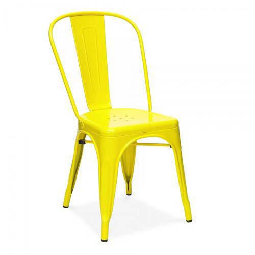 Assistência Técnica, SAC e Garantia do produto Cadeira Tolix Aço Carbono Amarelo - By Haus