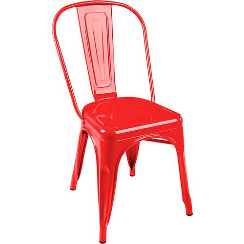 Assistência Técnica, SAC e Garantia do produto Cadeira Tolix Aço Carbono Vermelho - By Haus