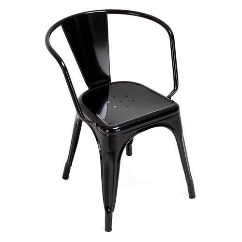 Assistência Técnica, SAC e Garantia do produto Cadeira Tolix Iron com Braços - Preto