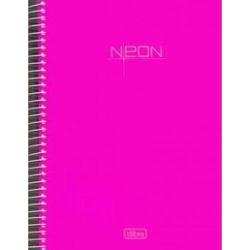 Assistência Técnica, SAC e Garantia do produto Caderno Universitário Neon Pink Capa de Polipropileno - 200 Folhas