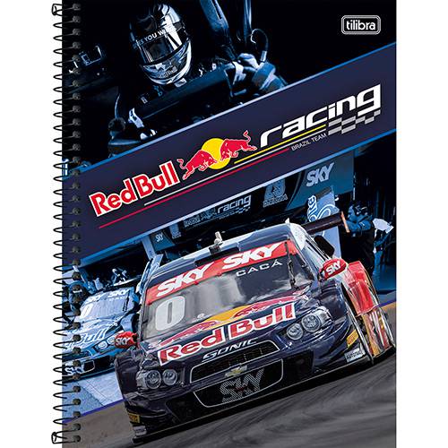 Assistência Técnica, SAC e Garantia do produto Caderno Universitário Tilibra Red Bull Azul com Capa Dura - 96 Folhas