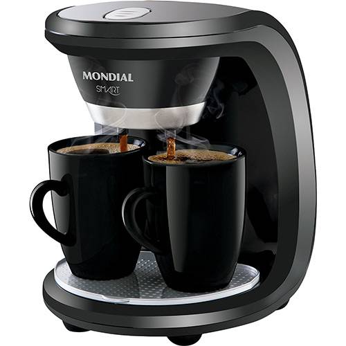 Assistência Técnica, SAC e Garantia do produto Cafeteira Elétrica Mondial Smart C-18 2 Xícaras 130ml - Preta