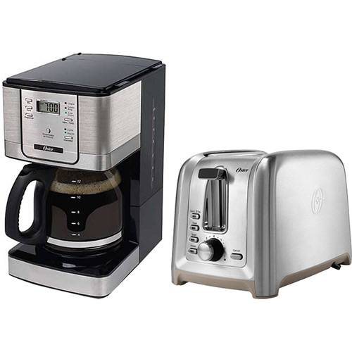 Assistência Técnica, SAC e Garantia do produto Cafeteira Flavor Programável + Torradeira Gourmet Inox Oster - 110V