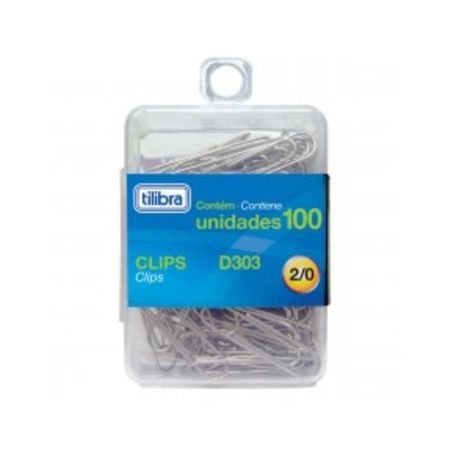 Assistência Técnica, SAC e Garantia do produto Caixa de Clips D303 2/0 100 Unidades Tilibra