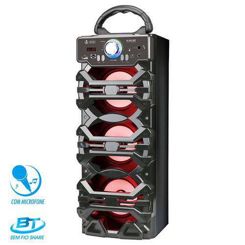 Assistência Técnica, SAC e Garantia do produto Caixa de Som Bluetooth 18Watts Torre Super Bass - VC-M910BT - Preto