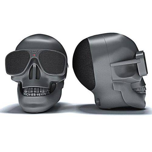 Assistência Técnica, SAC e Garantia do produto Caixa de Som Bluetooth Caveira Skull Portatil Cor Preto