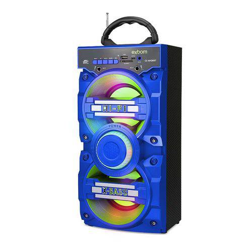 Assistência Técnica, SAC e Garantia do produto Caixa de Som Bluetooth Wireless Super Bass 12W Multimídia e P10 Portatil CS-M430BT 2533 Azul