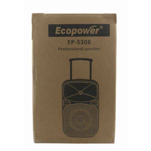 Assistência Técnica, SAC e Garantia do produto Caixa de Som Ecopower Ep-s308 300w 8 Rádio Fm/bluetooth/usb