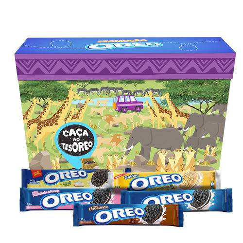 Assistência Técnica, SAC e Garantia do produto Caixa Edição Limitada Safari Oreo C/5 Sabores 450g