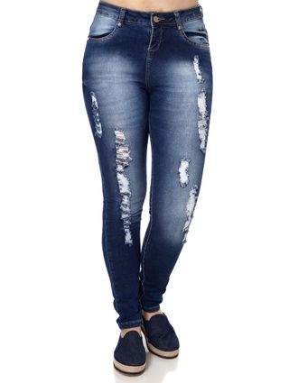 Assistência Técnica, SAC e Garantia do produto Calça Jeans Feminina Azul