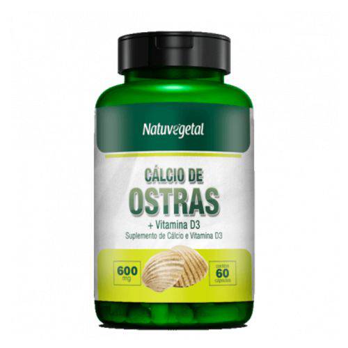 Assistência Técnica, SAC e Garantia do produto Cálcio de Ostras + Vitamina D3 Natuvegetal Encapsulado 600 Mg 60 Cápsulas