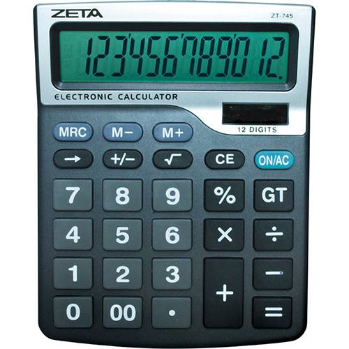 Assistência Técnica, SAC e Garantia do produto Calculadora Básica ZT-745 Zeta - Preta