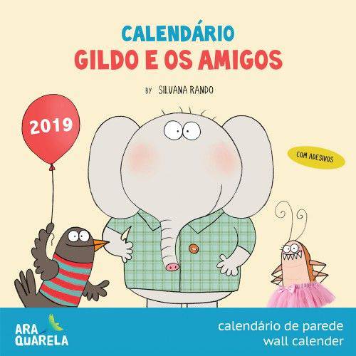 Assistência Técnica, SAC e Garantia do produto Calendário 2019 Gildo e os Amigos - Araquarela
