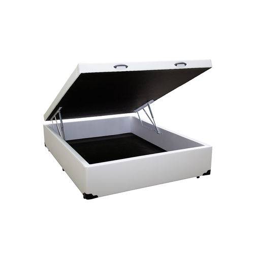 Assistência Técnica, SAC e Garantia do produto Cama Box Baú Casal 128x188 Bege Courino