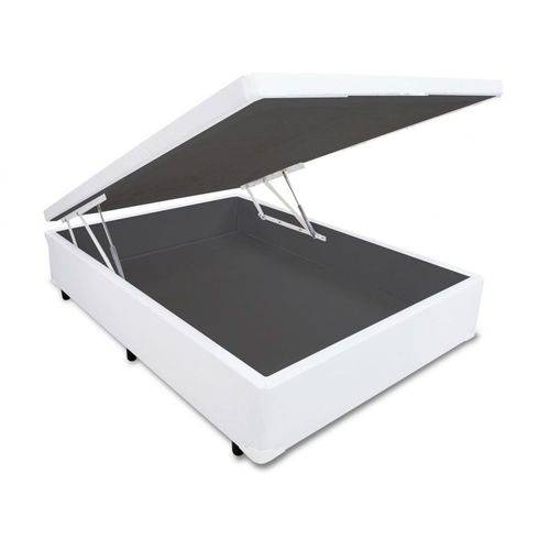 Assistência Técnica, SAC e Garantia do produto Cama Box Baú Casal Inteiriço 1,38x1,88x0,40 Premium Corino Branco