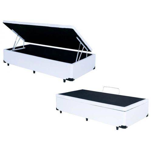 Assistência Técnica, SAC e Garantia do produto Cama Box Baú Solteiro 0,88x1,88x0,40 Premium Corino Branco