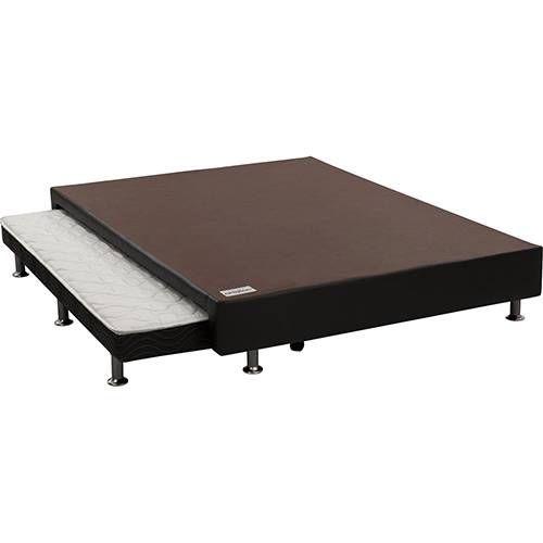 Assistência Técnica, SAC e Garantia do produto Cama Box Casal Ortobom Americana Cori Nero Vazado - 138x188x24cm