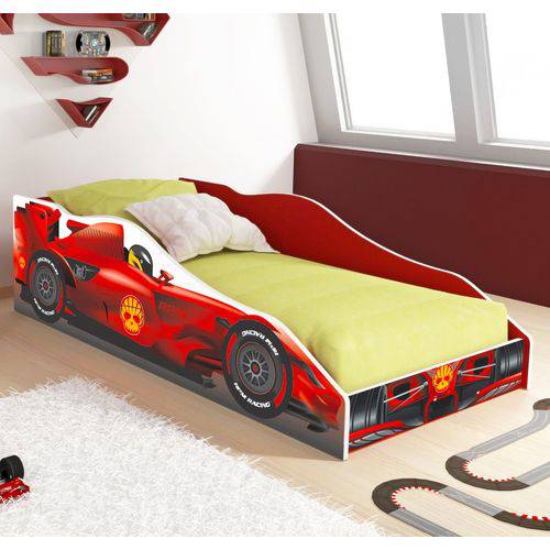 Assistência Técnica, SAC e Garantia do produto Cama Carro Solteiro F1 Rpm - Fórmula F1 - Vermelho - Lojas Rpm