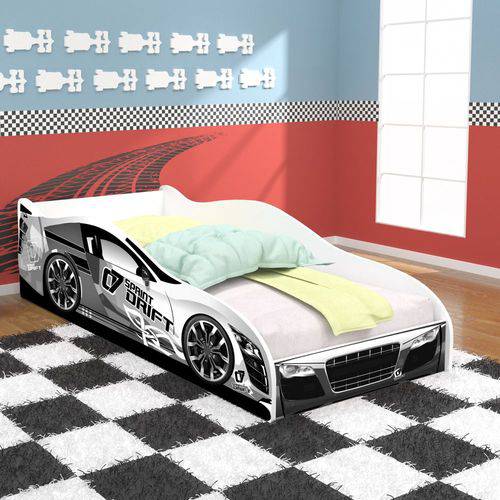 Assistência Técnica, SAC e Garantia do produto Mini Cama Carro Speed Drift - Branco - Rpm Móveis