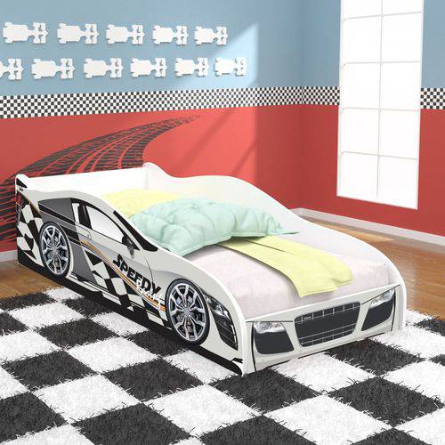 Assistência Técnica, SAC e Garantia do produto Cama Infantil / Mini Cama Carros Speedy Racing New - Branca/branco - Rpm Móveis