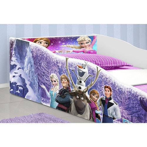 Assistência Técnica, SAC e Garantia do produto Cama Juvenil Infantil - Frozen: Elsa e Amigos C/ Colchão