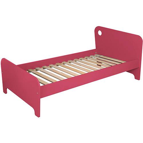 Assistência Técnica, SAC e Garantia do produto Cama Solteiro Cartoon MDF Rosa Escuro - Orb